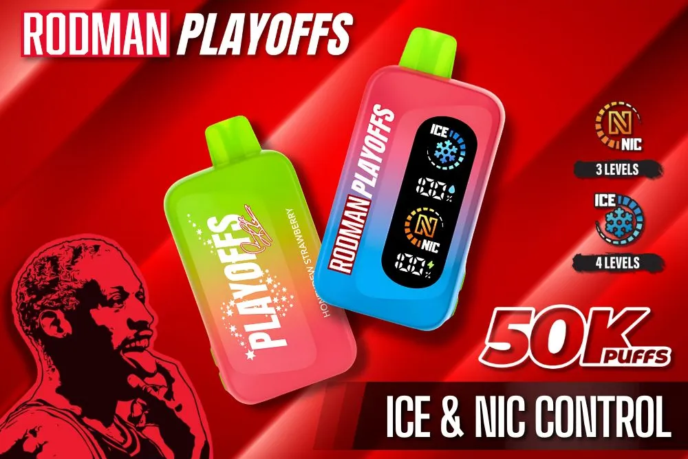 Rodman Playoffs 50K Ice-Nic Control Disposable | Apex Vape Wholesale